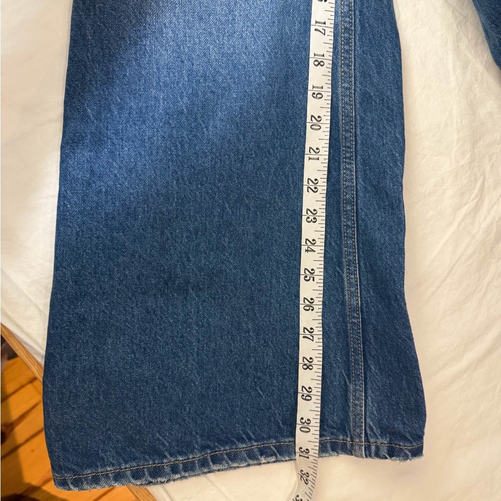 FREE PEOPLE WE THE FREE CRVY Curvy Misfit Flare‎ Jeans Medium Denim 26 - Picture 12 of 14